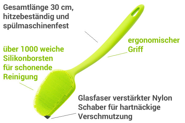 Silikon Bürsten Set 3 tlg., 49,85 EUR