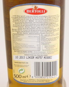 Bertoli für Fisch und Gemüse_Etikett