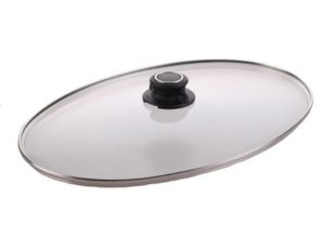 glasdeckel für fischpfanne