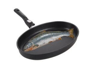 fischpfanne mit fisch