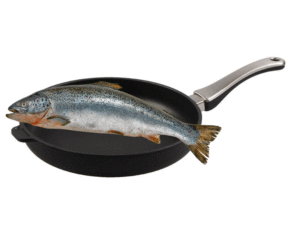 flache fischpfanne