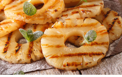 Gegrillte ananas