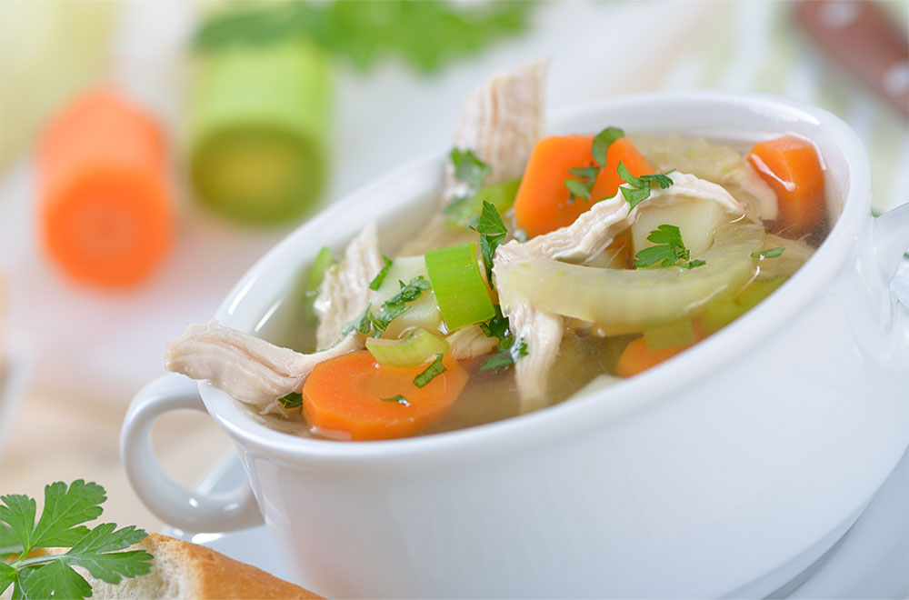 Hühnersuppe - Die Pfanne von harecker.de Hühnersuppe - Die Pfanne von harecker.de