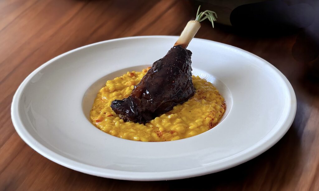 Lammstelzen auf Kürbis-Risotto - Die Pfanne von harecker.de