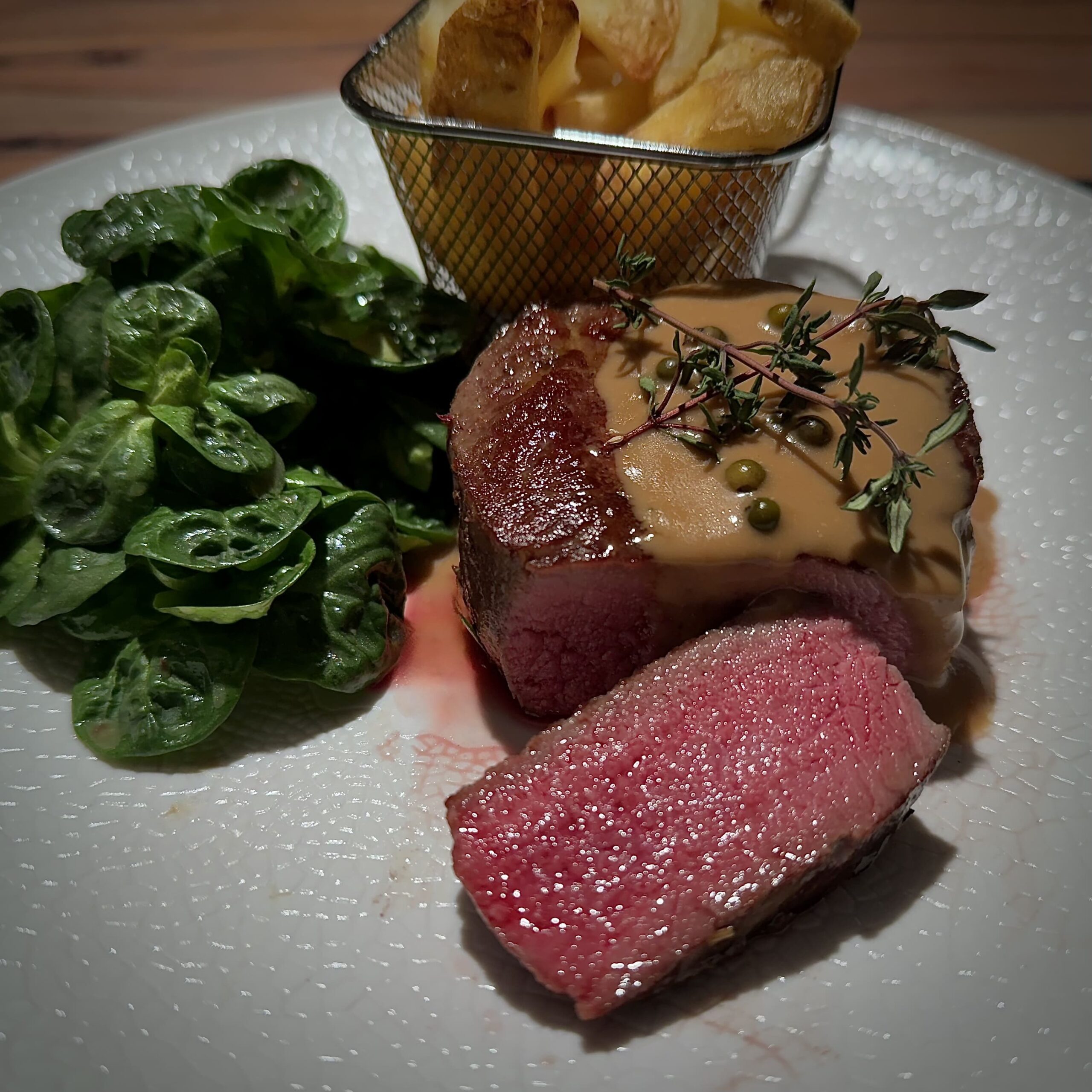 Entrecote mit Pfeffersauce - Die Pfanne von harecker.de