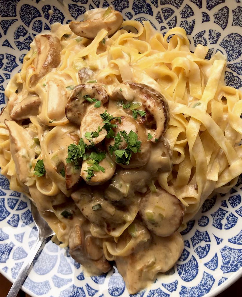 Linguini mit Steinpizen - Die Pfanne von harecker.de