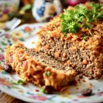 Hackbraten mit Kartoffelkruste in der Coox Wunderform gemacht.