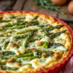Spargel Tarte in der Coox Springform gebacken.