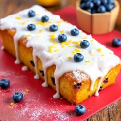 Heidelbeer-Zitronen-Kuchen mit der Coox-Wunderform gebacken.