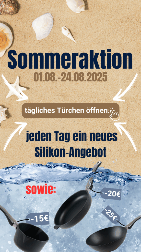 Sommeraktions Banner mit Angeboten