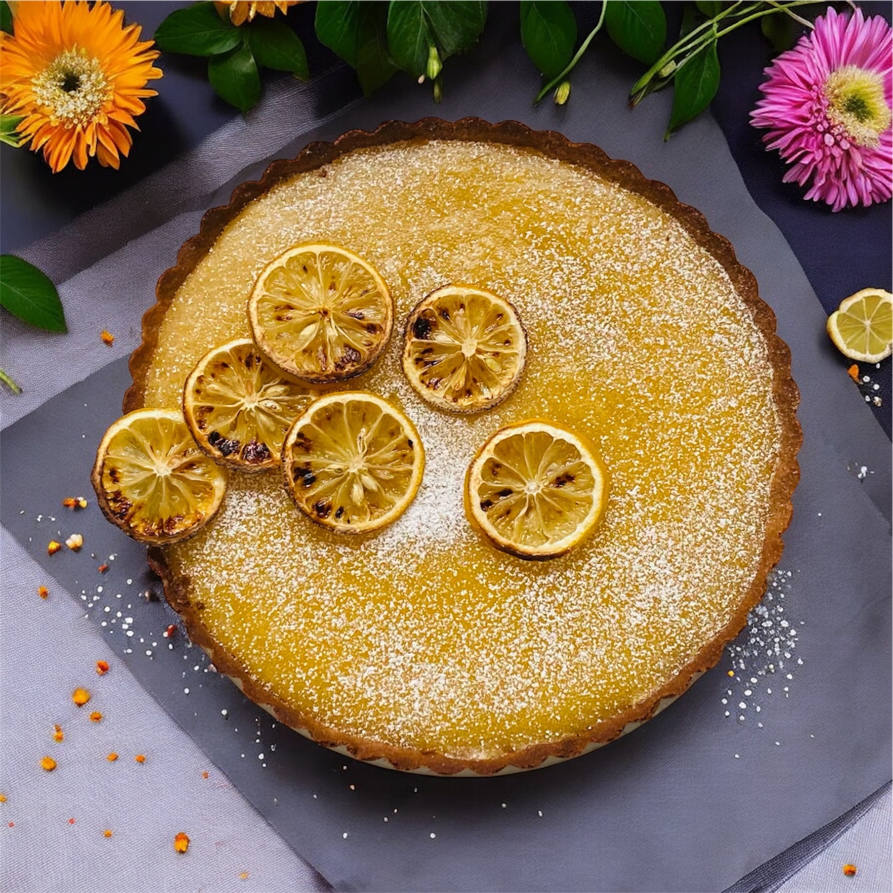 Zitronen-Tarte - Frisches und saftiges Rezept - Die Pfanne von harecker.de