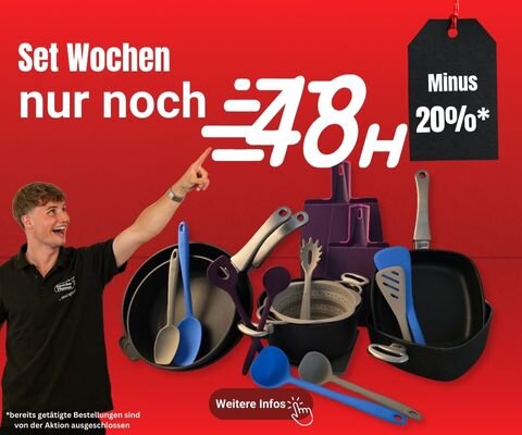 Pfannen Harecker Set Wochen