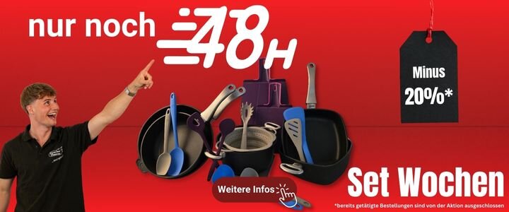 Pfannen Harecker Set Wochen