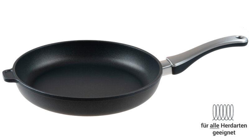 Induktion Pfanne 28 cm Ø / Flache Pfanne für Induktionshe