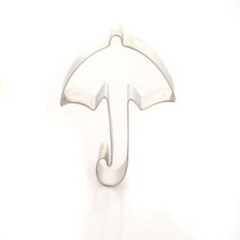 Ausstechform Regenschirm 7,5 cm Edelstahl