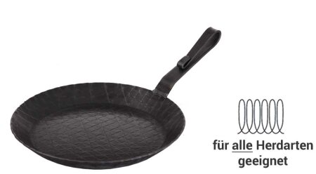 Eisenpfanne geschmiedet Servierpfanne 20 cm für Induktion...