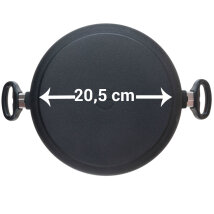 Induktions-Kochtopf 28 cm &Oslash; mit Sicherheitsglasdeckel