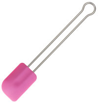 Teigschaber M 25 cm pink