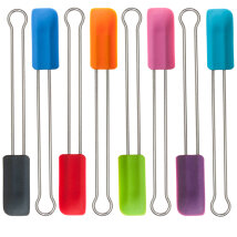 Teigschaber S 20 cm blau