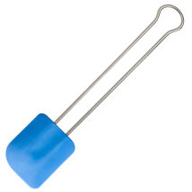 Teigschaber L 28 cm blau