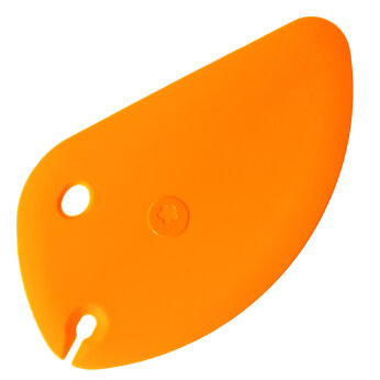 Teigkarte orange