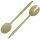 Salatbesteck 31 cm olive