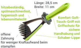 Kartoffelstampfer blau