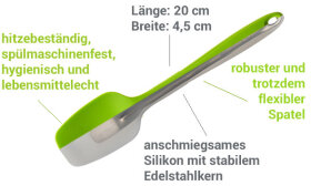 Flexl&ouml;ffel S 20 cm 3er Set limette