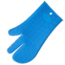 Handschuh 30 cm blau
