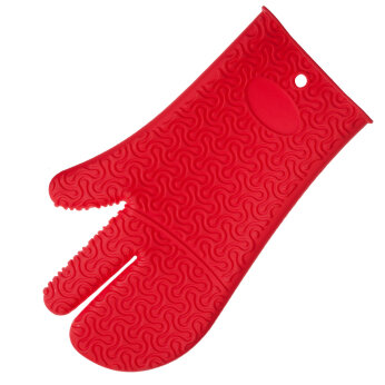 Handschuh 30 cm rot