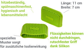 Griffschutz 11 cm 2 tlg. anthrazit