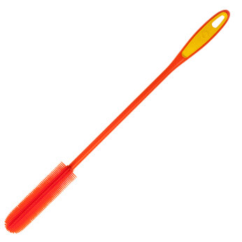 Flaschenb&uuml;rste Slim 46 cm orange