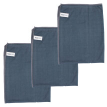 Poliertuch 50 x 60 cm 3er Set anthrazit