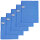 Poliertuch 50 x 60 cm 5er Set blau