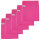Poliertuch 50 x 60 cm 5er Set pink
