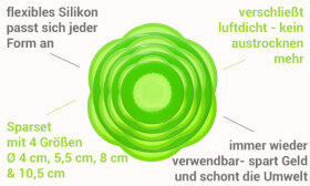 Strechii 4er Set farbmix