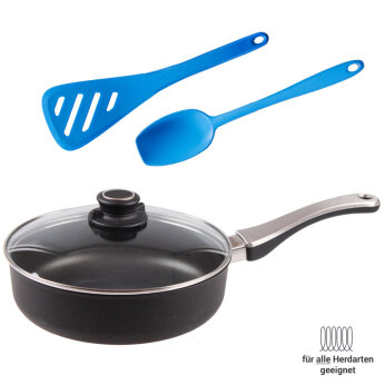 leichtes Kennenlern Set Induktion 4tlg. blau