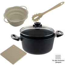 Pasta Set Induktion 5 tlg. taupe