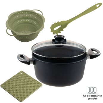 Pasta Set Induktion 5 tlg. olive
