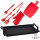 Grill Set Induktion 7tlg. rot