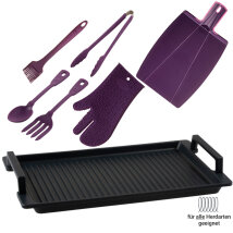 Grill Set Induktion 7tlg. lila