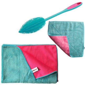 Einsteiger Putz-Set 3 tlg. t&uuml;rkis