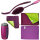 Profi Putz-Set 6 tlg. lila