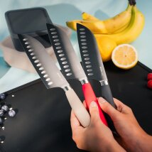 Santokumesser anthrazit