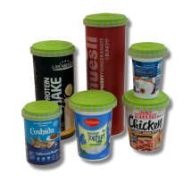 1Click-Deckel Set 6-tlg limette