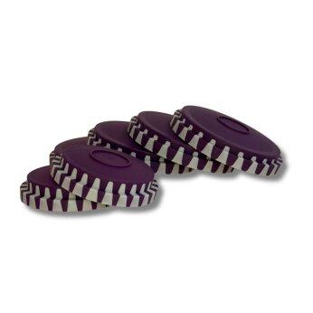 1Click-Deckel Set 6-tlg lila
