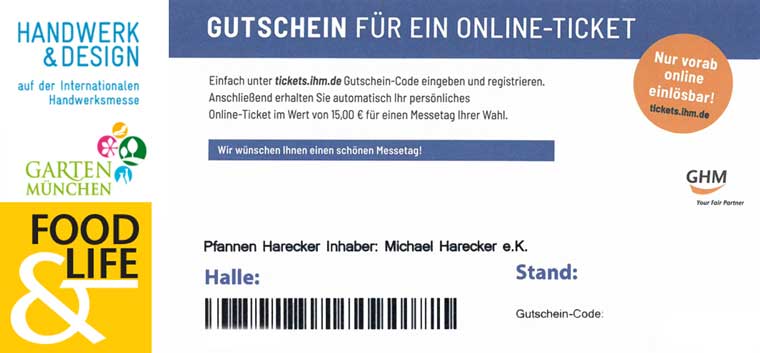Eintrittskarte IHM