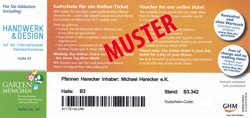 Eintrittskarte IHM
